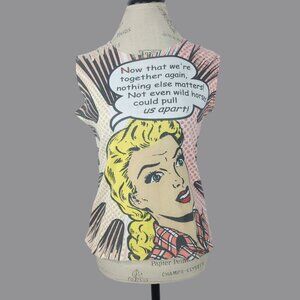 Double D Ranch Pop Art Graphic Tee - Yellow, Black, Red